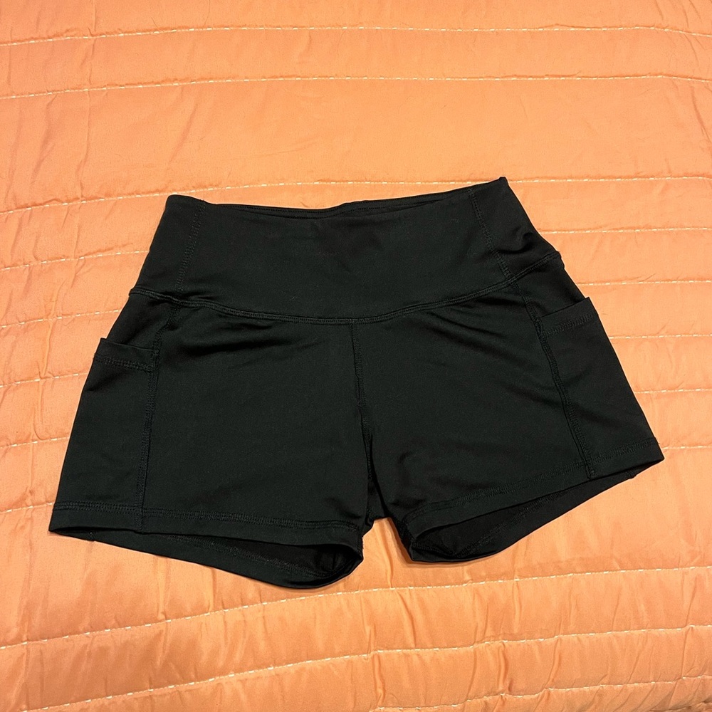 Black biker shorts